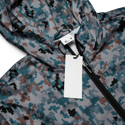 Japanese Air Self-Defense Force (JASDF) Digital CAMO Men’s windbreaker - Mens Windbreaker