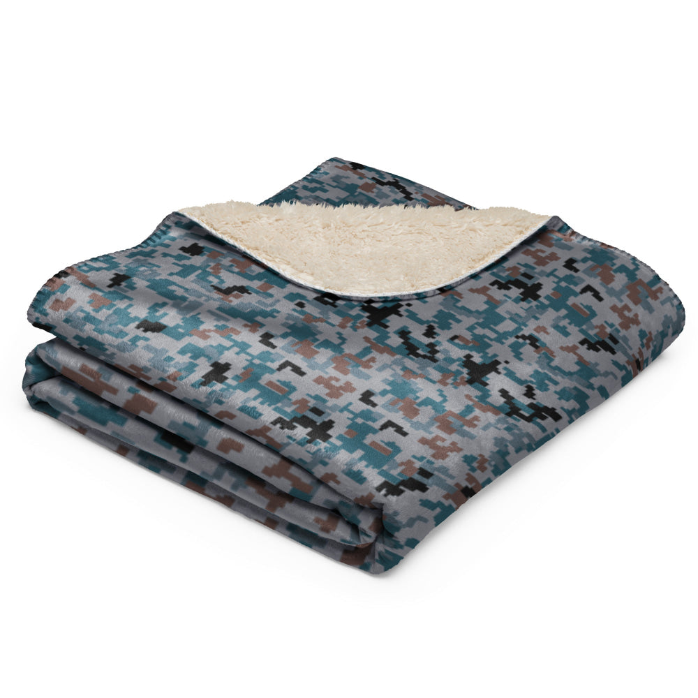 Japanese Air Self-Defense Force (JASDF) Digital CAMO Sherpa blanket - Blanket