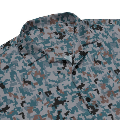 Japanese Air Self-Defense Force (JASDF) Digital CAMO Unisex button shirt - Button Shirt