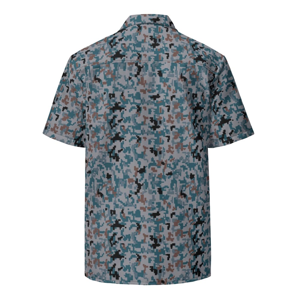 Japanese Air Self-Defense Force (JASDF) Digital CAMO Unisex button shirt - Button Shirt