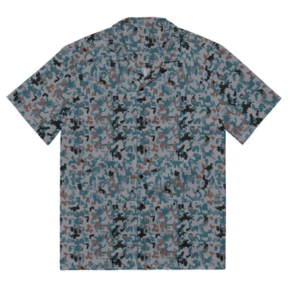 Japanese Air Self-Defense Force (JASDF) Digital CAMO Unisex button shirt - Button Shirt