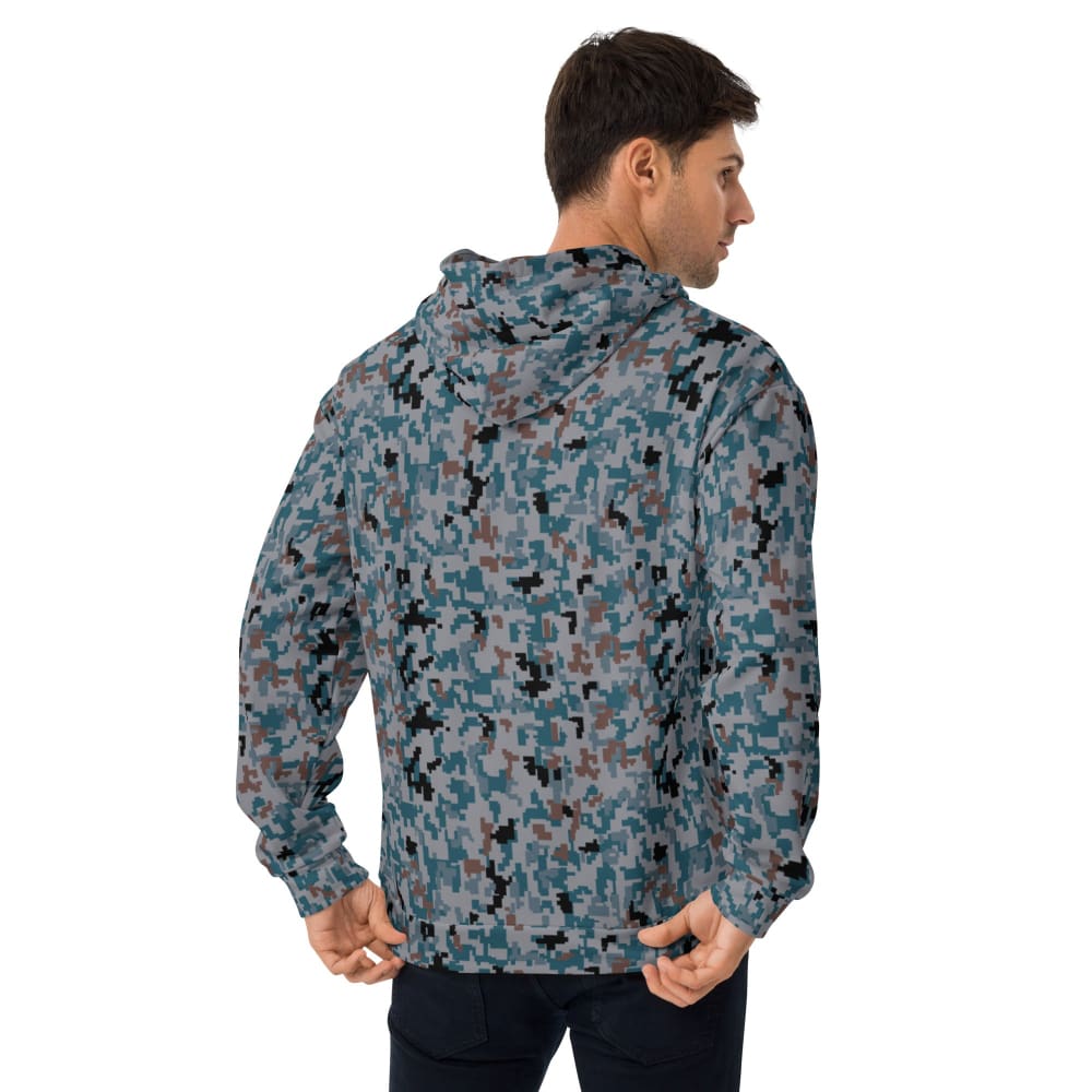 Japanese Air Self-Defense Force (JASDF) Digital CAMO Unisex Hoodie