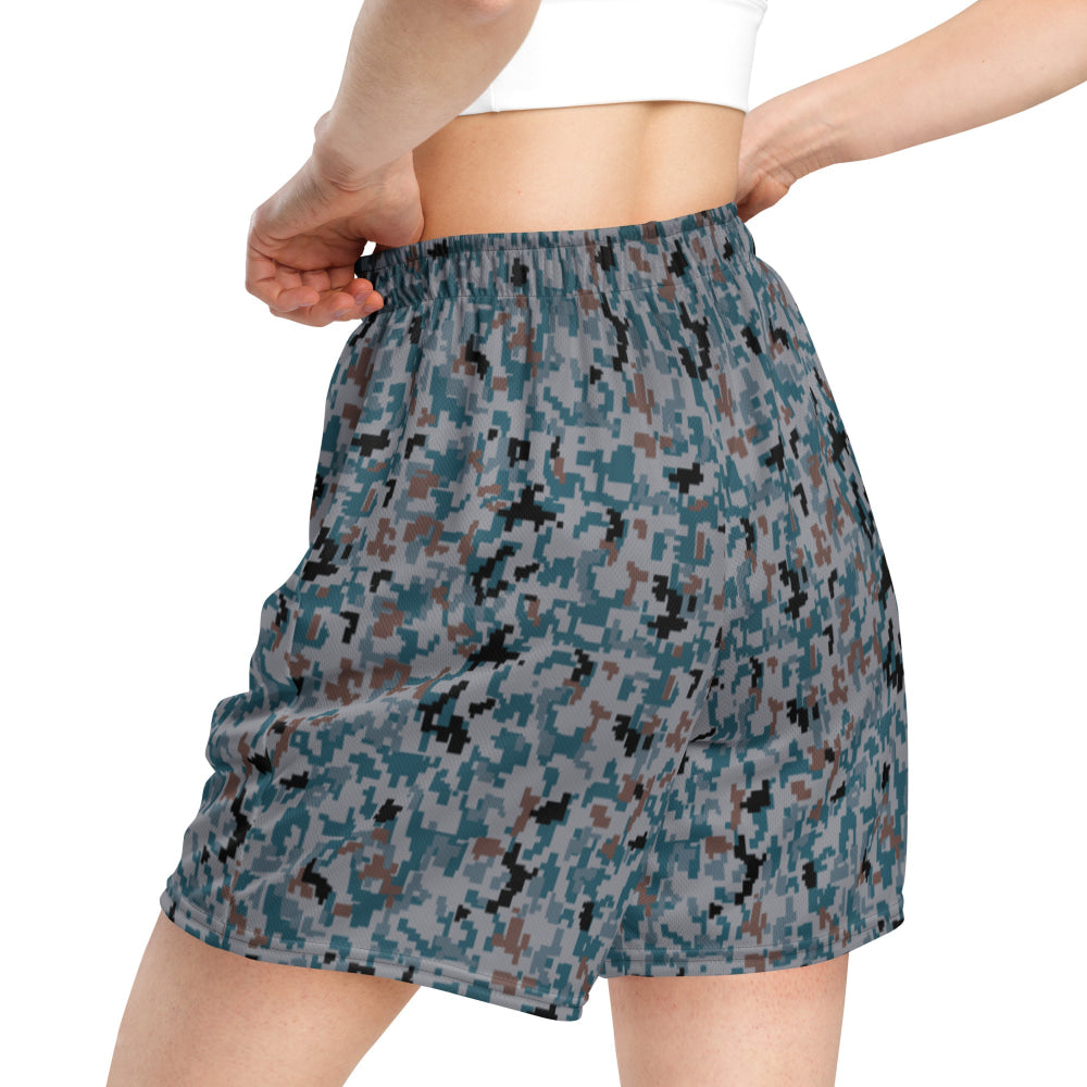 Japanese Air Self-Defense Force (JASDF) Digital CAMO Unisex mesh shorts - Mesh Shorts