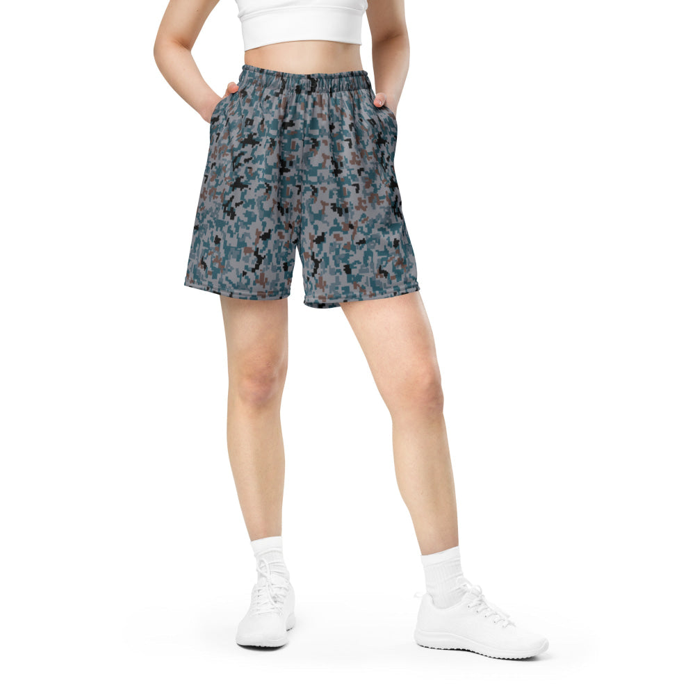 Japanese Air Self-Defense Force (JASDF) Digital CAMO Unisex mesh shorts - Mesh Shorts