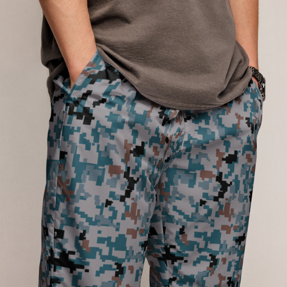 Japanese Air Self-Defense Force (JASDF) Digital CAMO Unisex track pants - Track Pants