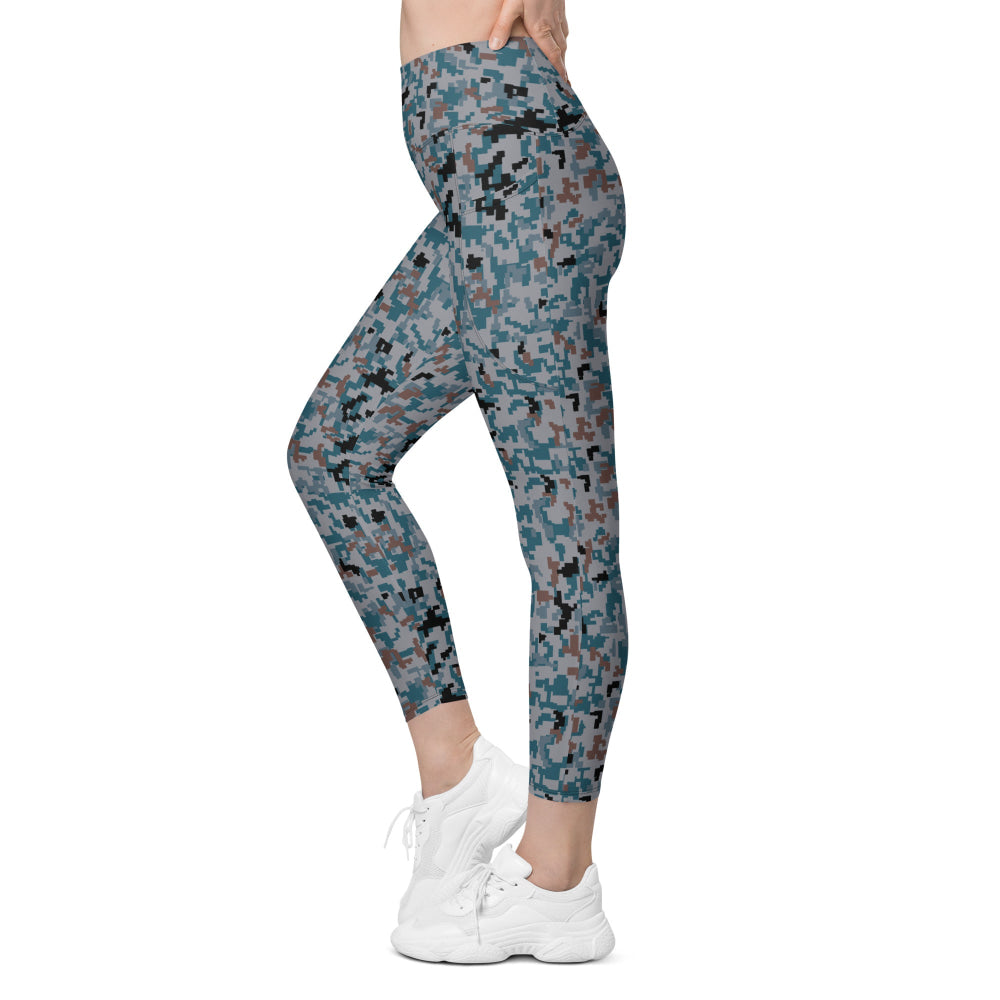 Japanese Air Self-Defense Force (JASDF) Digital CAMO Women’s Leggings with pockets