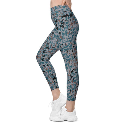 Japanese Air Self-Defense Force (JASDF) Digital CAMO Women’s Leggings with pockets