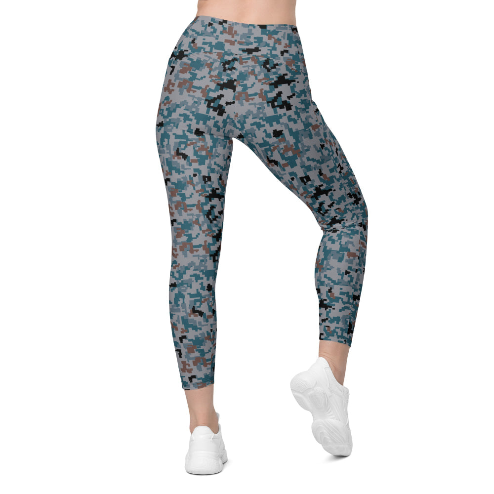 Japanese Air Self-Defense Force (JASDF) Digital CAMO Women’s Leggings with pockets