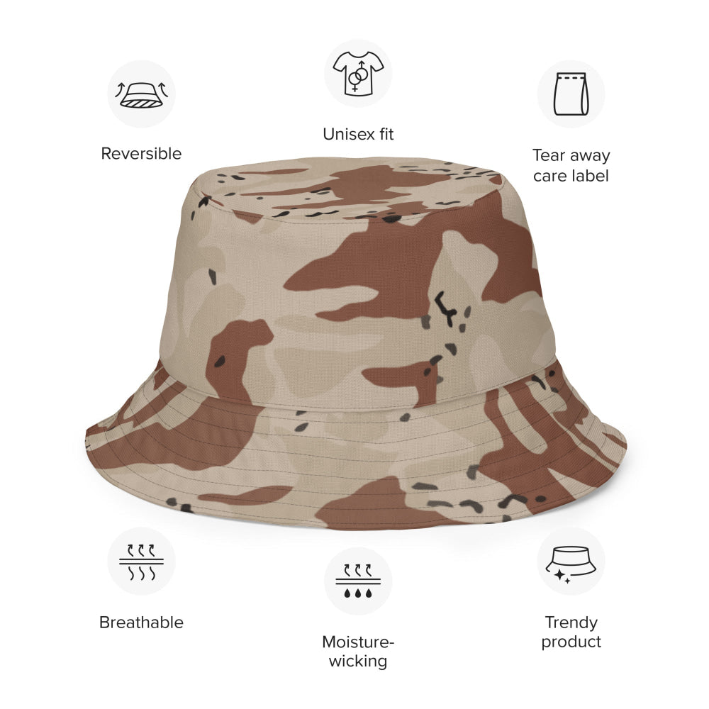 Japanese Desert CAMO Reversible bucket hat - Bucket Hat