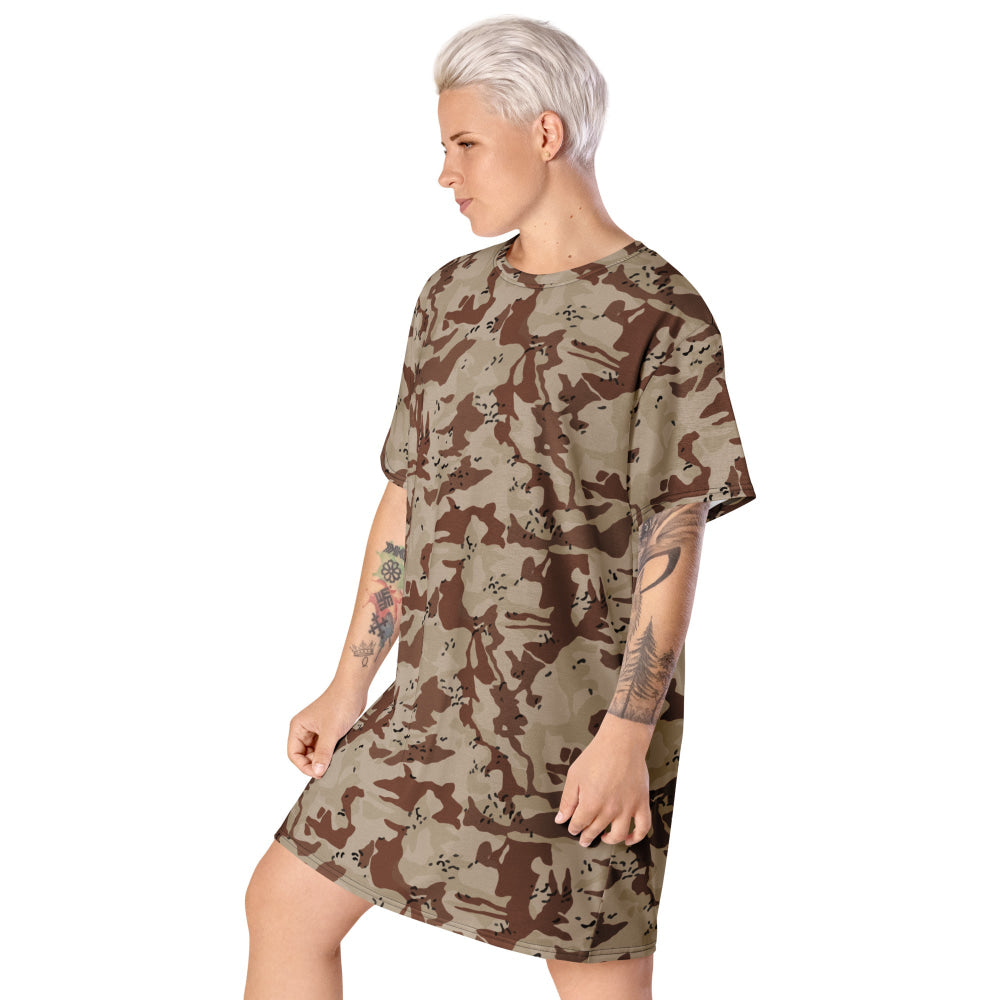 Japanese Desert CAMO T-shirt dress - Womens T-Shirt Dress