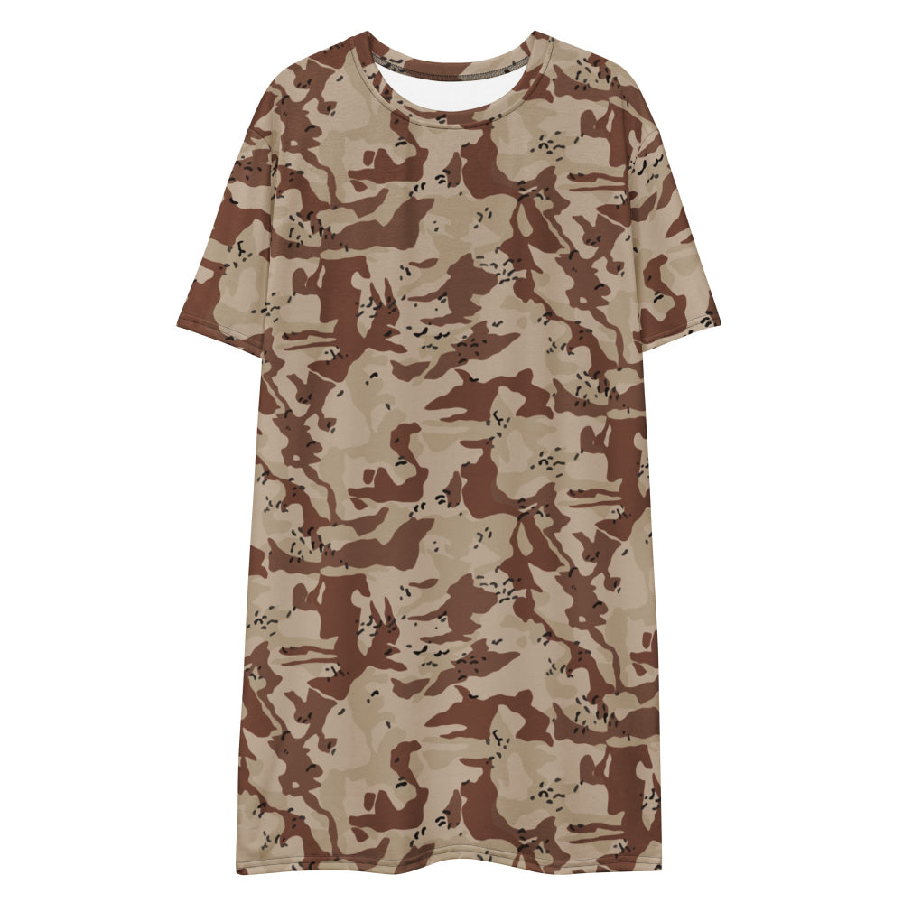 Japanese Desert CAMO T-shirt dress - Womens T-Shirt Dress