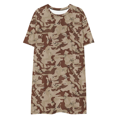 Japanese Desert CAMO T-shirt dress - Womens T-Shirt Dress