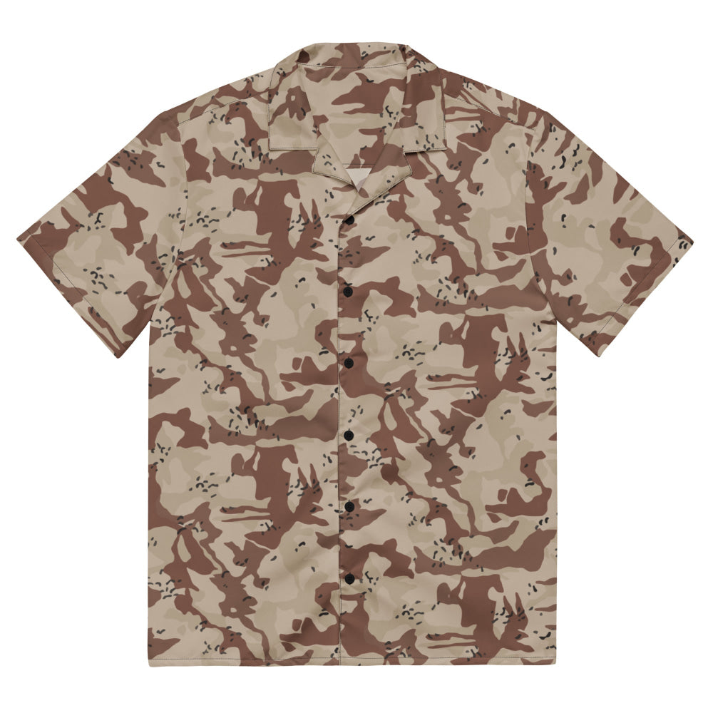 Japanese Desert CAMO Unisex button shirt - 2XS - Button Shirt