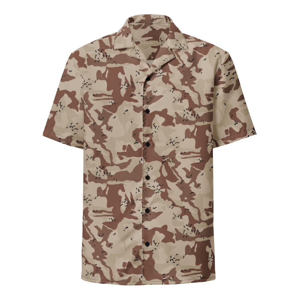 Japanese Desert CAMO Unisex button shirt - Button Shirt