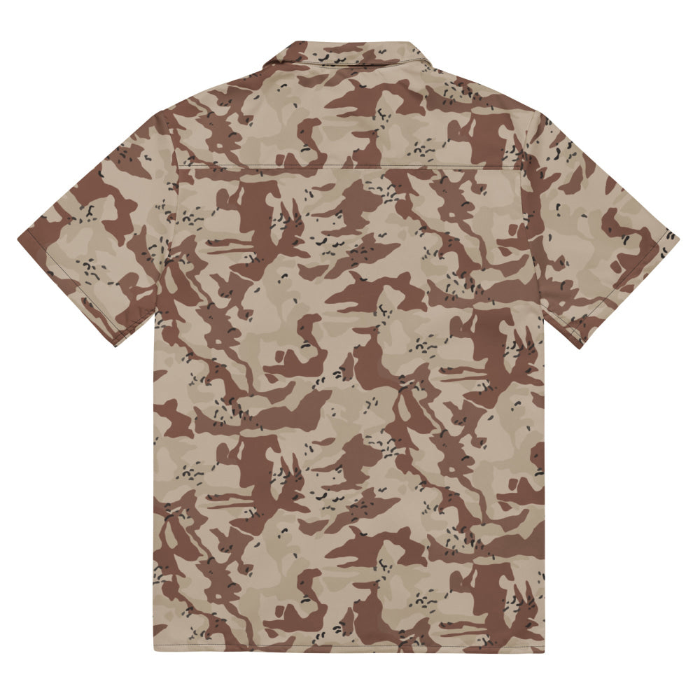 Japanese Desert CAMO Unisex button shirt - Button Shirt