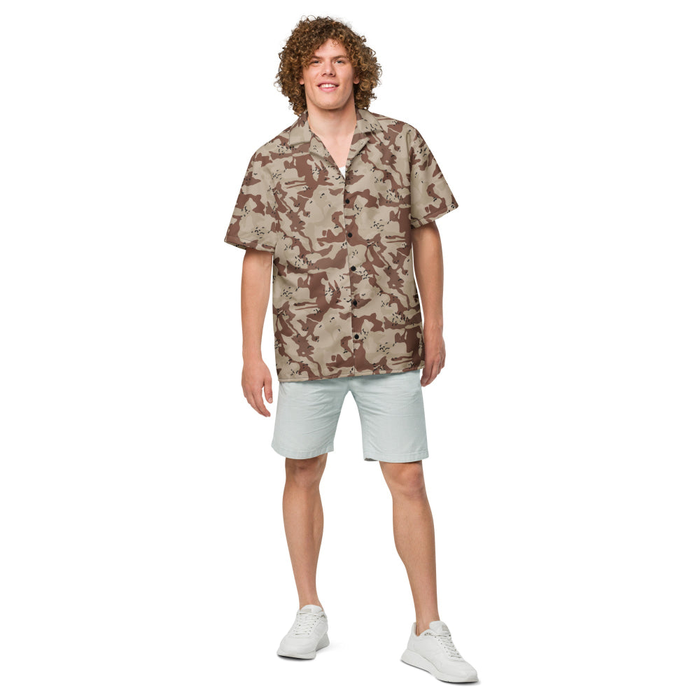 Japanese Desert CAMO Unisex button shirt - Button Shirt