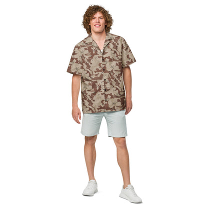 Japanese Desert CAMO Unisex button shirt - Button Shirt