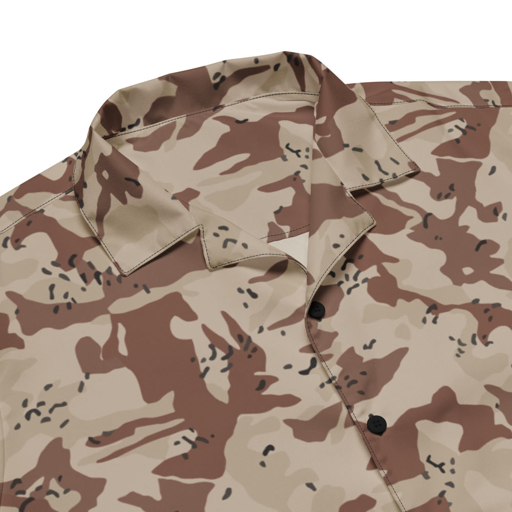 Japanese Desert CAMO Unisex button shirt - Button Shirt