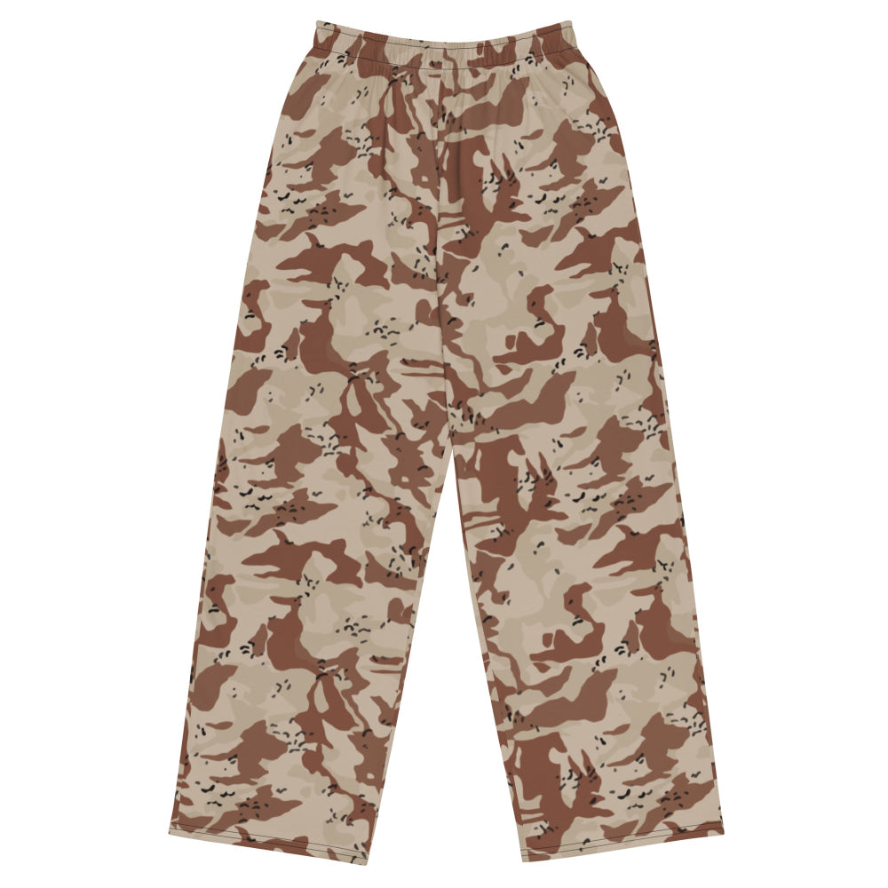 Japanese Desert CAMO unisex wide-leg pants - 2XS - Unisex Wide-Leg Pants