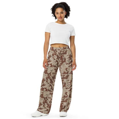 Japanese Desert CAMO unisex wide-leg pants - Unisex Wide-Leg Pants