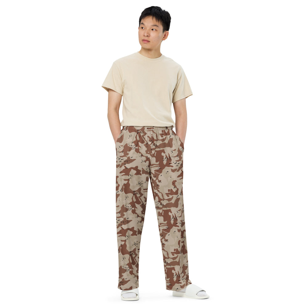 Japanese Desert CAMO unisex wide-leg pants - Unisex Wide-Leg Pants