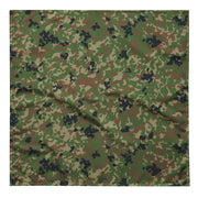 Japanese Jietai Type 2 Woodland CAMO Bandana - L - Head