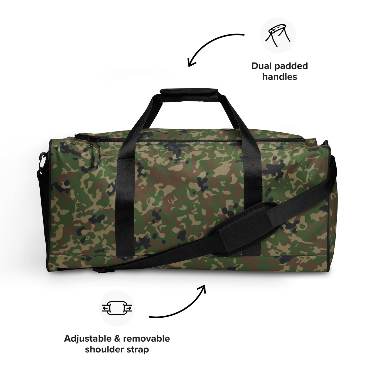 Japanese Flecktarn Jietai Woodland CAMO Duffle bag - Bags