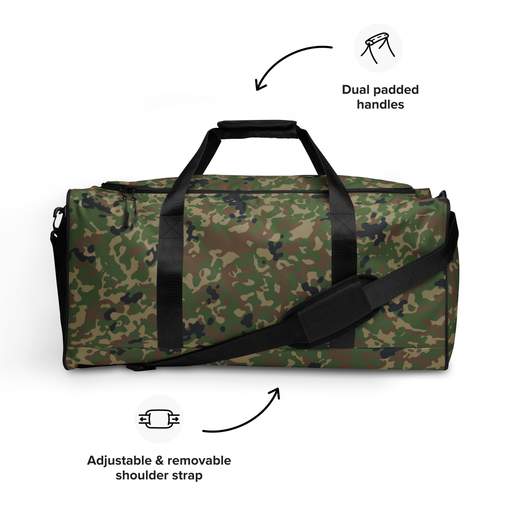 Japanese Flecktarn Jietai Woodland CAMO Duffle bag - Bags