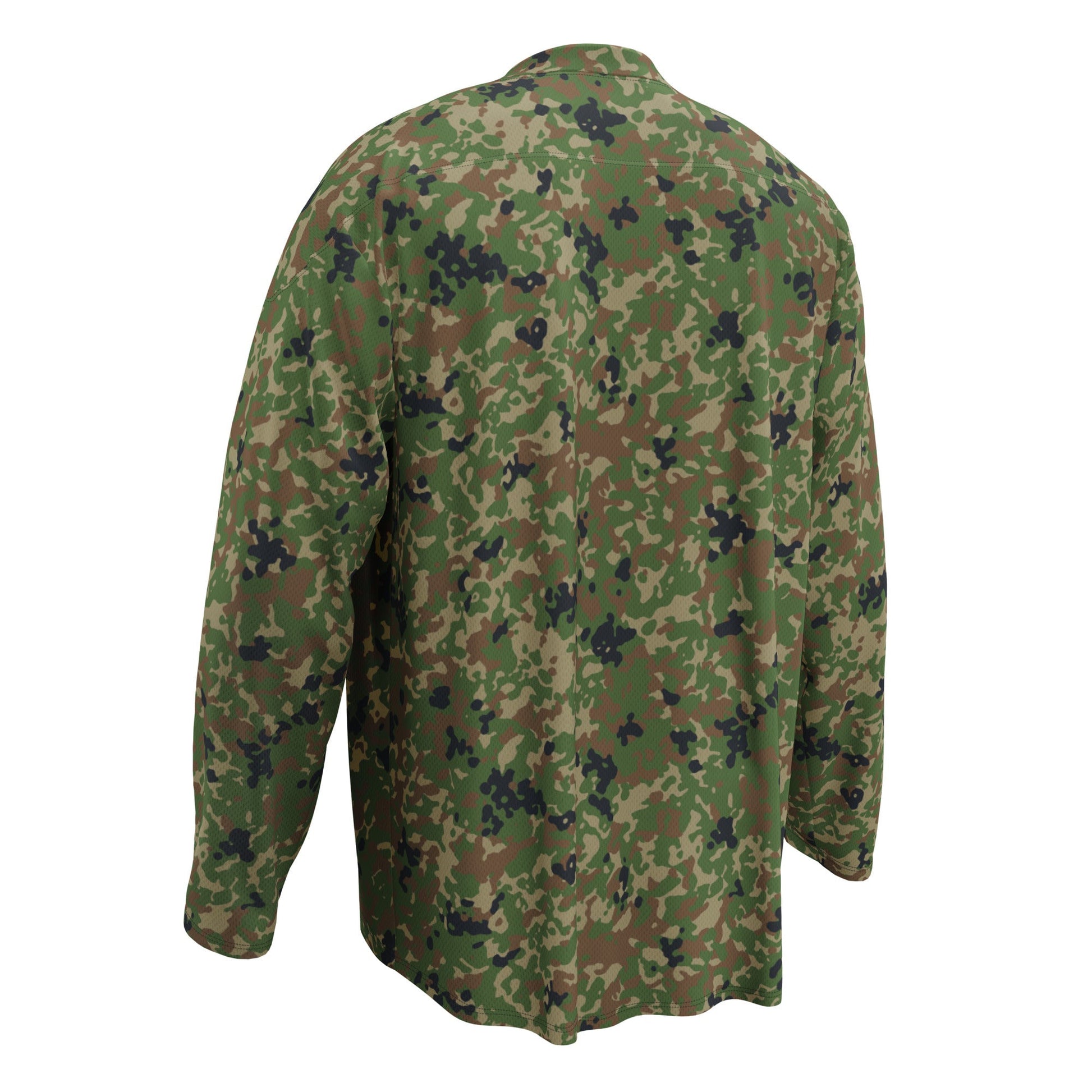 Japanese Flecktarn Jietai Woodland CAMO hockey fan jersey - Hockey Jerseys
