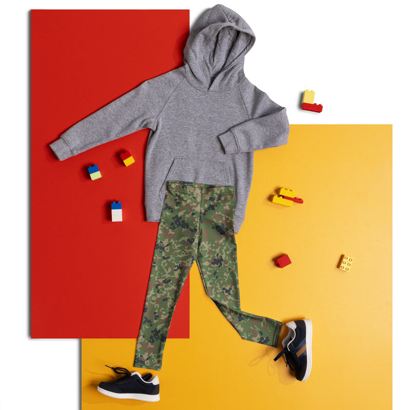 Jietai Type 2 Woodland CAMO Kids Leggings