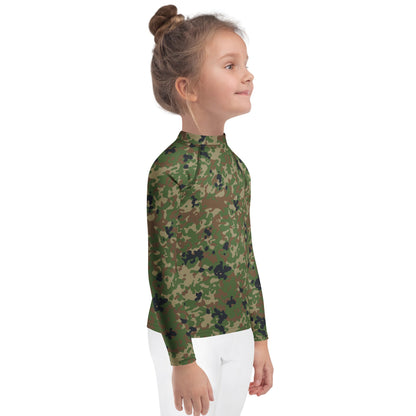Japanese Flecktarn Jietai Woodland CAMO Kids Rash Guard