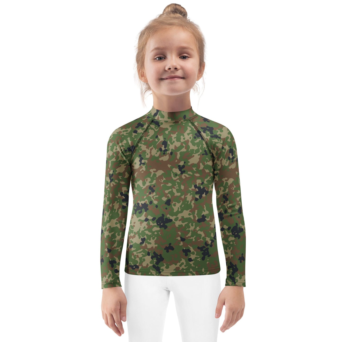 Japanese Flecktarn Jietai Woodland CAMO Kids Rash Guard