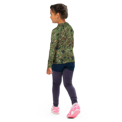 Japanese Flecktarn Jietai Woodland CAMO Kids Rash Guard