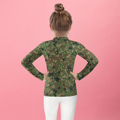 Japanese Flecktarn Jietai Woodland CAMO Kids Rash Guard