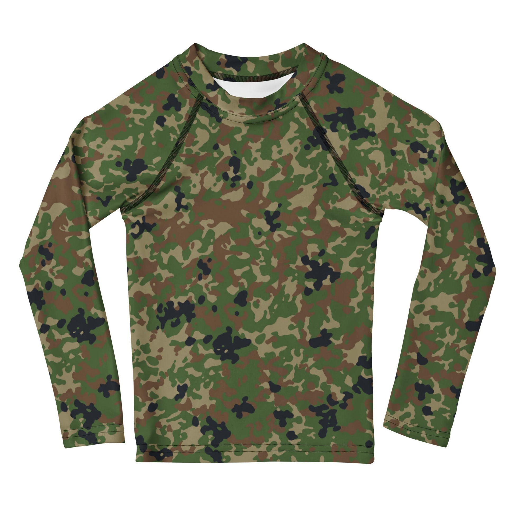 Japanese Flecktarn Jietai Woodland CAMO Kids Rash Guard