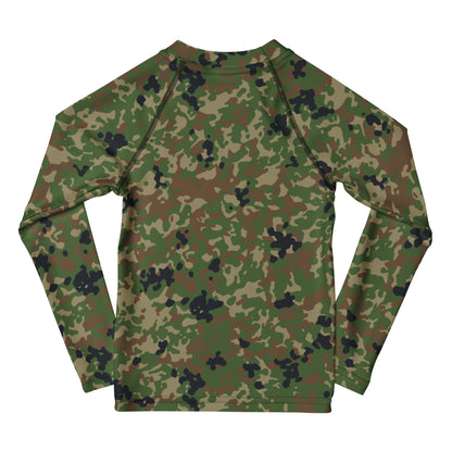 Japanese Flecktarn Jietai Woodland CAMO Kids Rash Guard