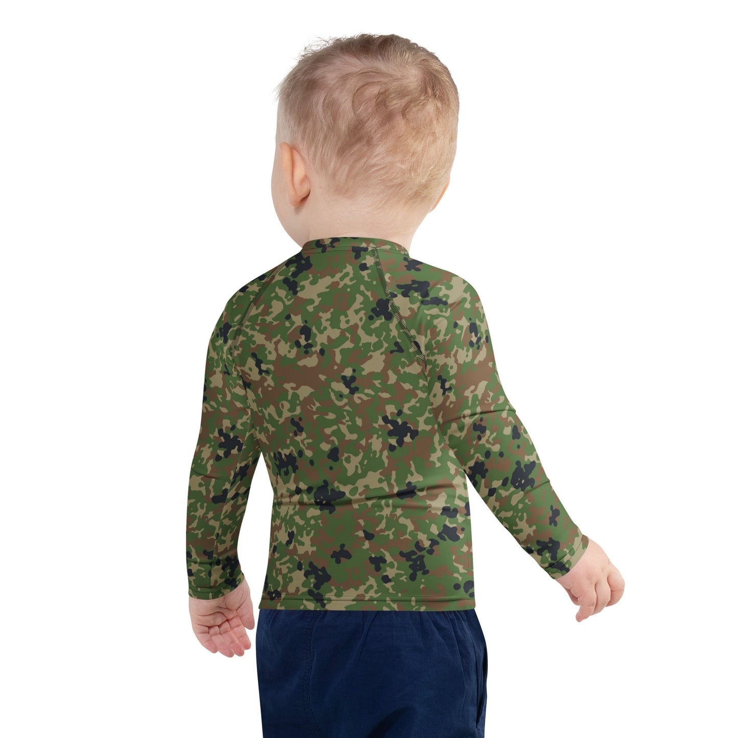 Japanese Flecktarn Jietai Woodland CAMO Kids Rash Guard