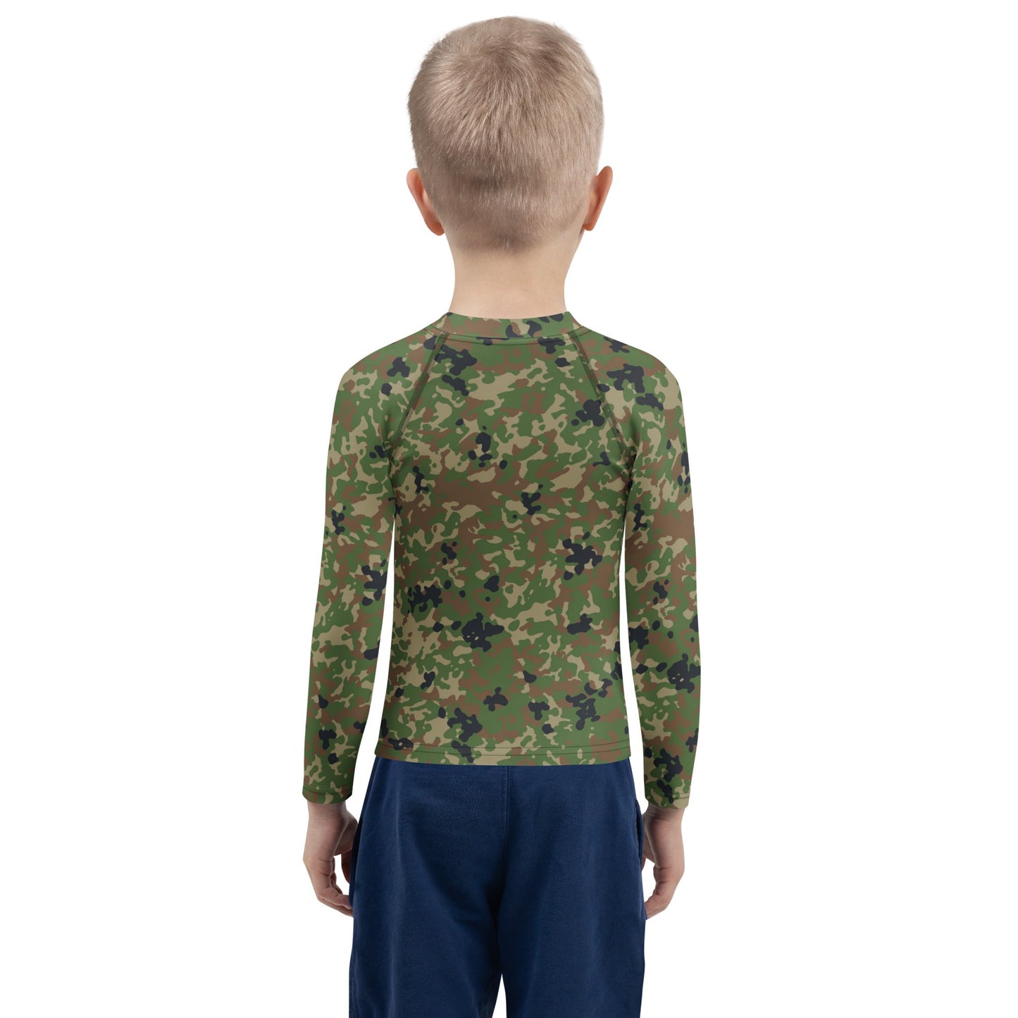 Japanese Flecktarn Jietai Woodland CAMO Kids Rash Guard