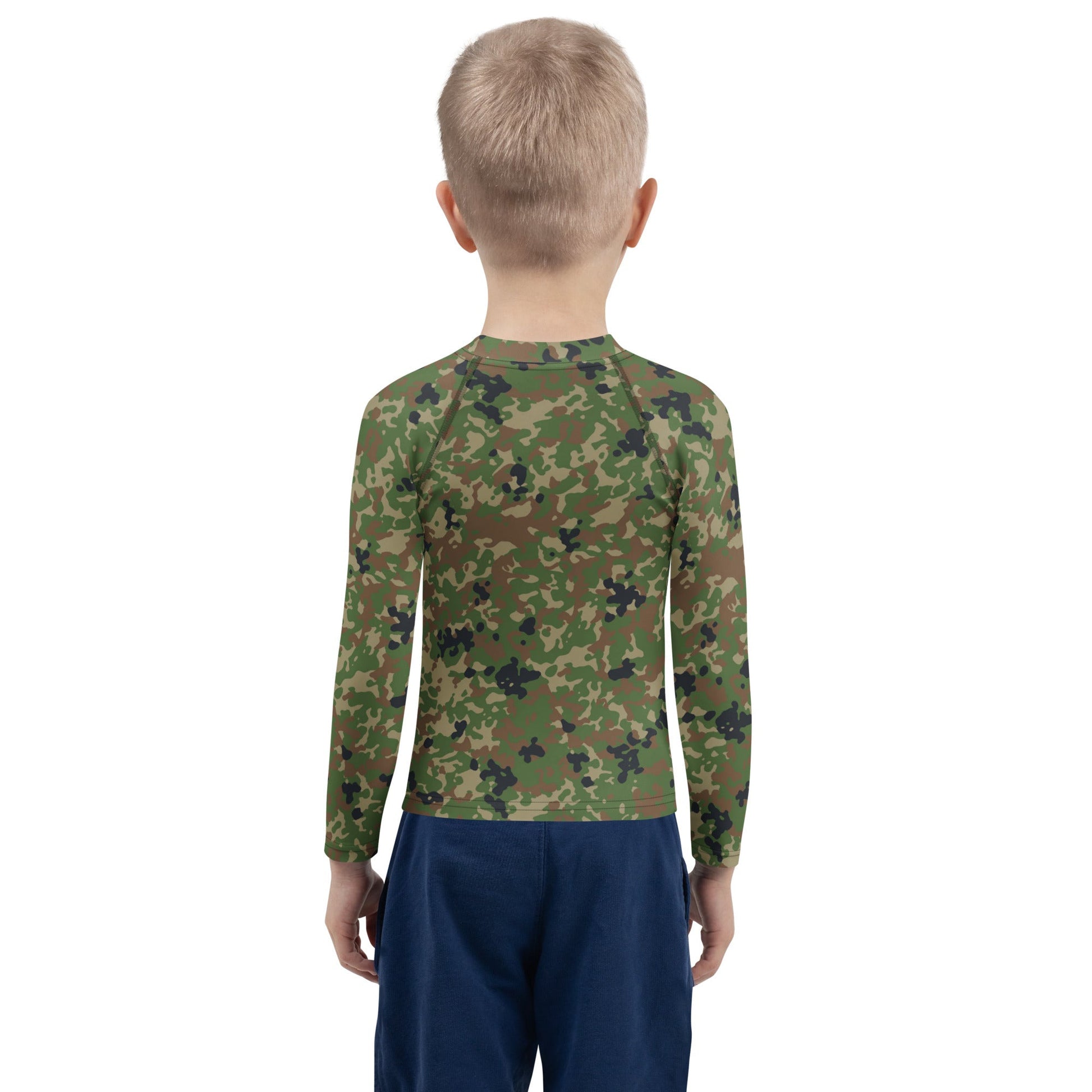 Japanese Flecktarn Jietai Woodland CAMO Kids Rash Guard