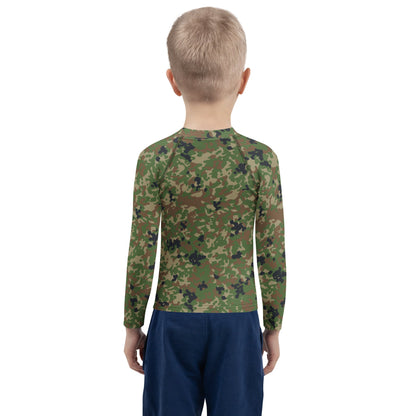 Japanese Flecktarn Jietai Woodland CAMO Kids Rash Guard