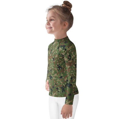 Japanese Flecktarn Jietai Woodland CAMO Kids Rash Guard