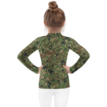 Japanese Flecktarn Jietai Woodland CAMO Kids Rash Guard
