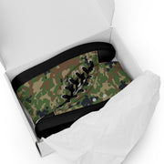 Japanese Jietai Type 2 Woodland CAMO Mens High-Top Canvas Shoes
