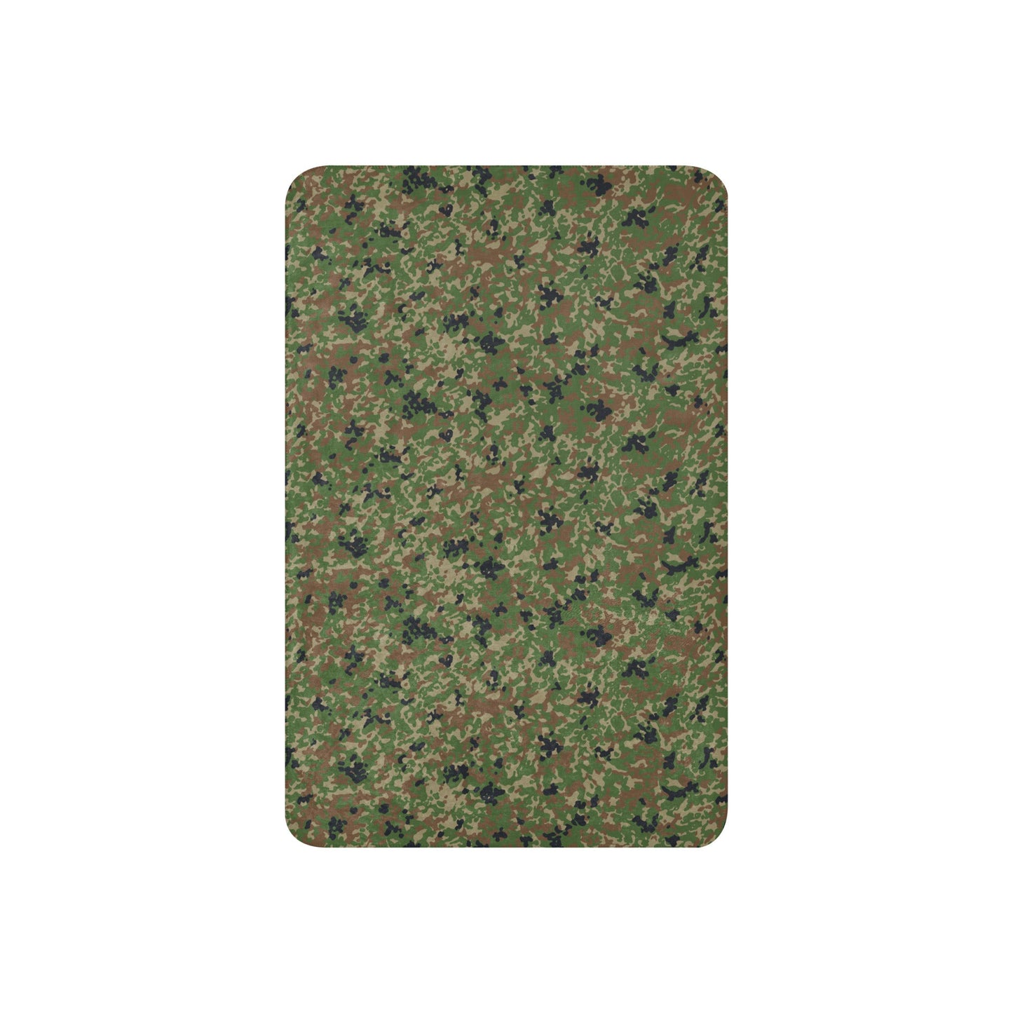 Japanese Flecktarn Jietai Woodland CAMO Sherpa blanket - Blankets