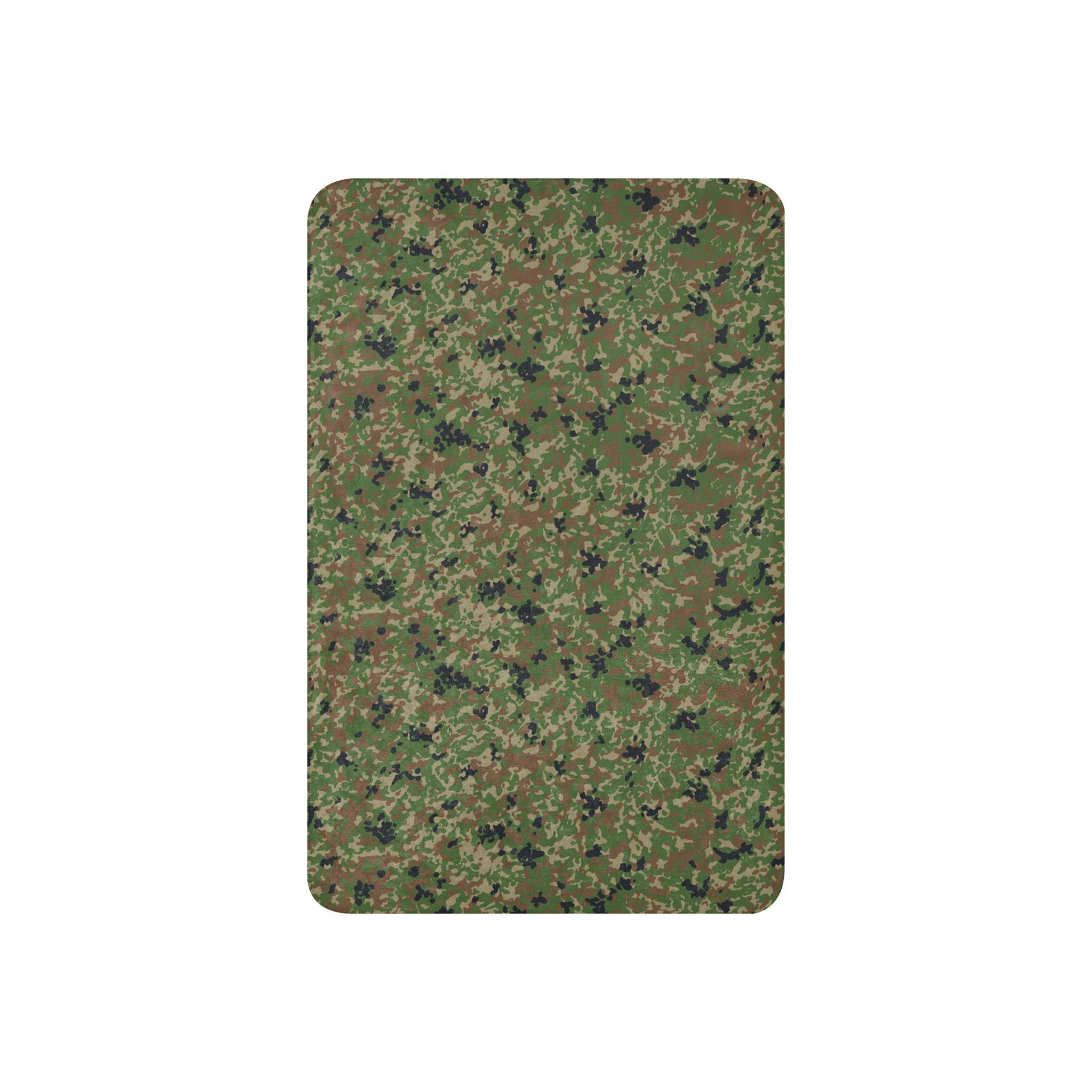 Japanese Flecktarn Jietai Woodland CAMO Sherpa blanket - Blankets