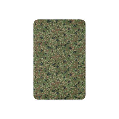 Japanese Flecktarn Jietai Woodland CAMO Sherpa blanket - Blankets