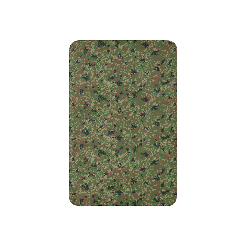 Japanese Jietai Type 2 Woodland CAMO Sherpa Blanket