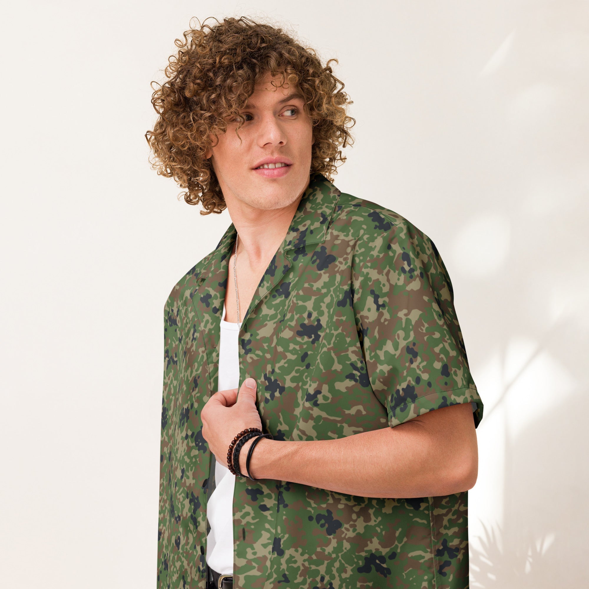 TAN KOMON JQ SHIRTS コモンジャガードシャツ ボタニカルジャカード