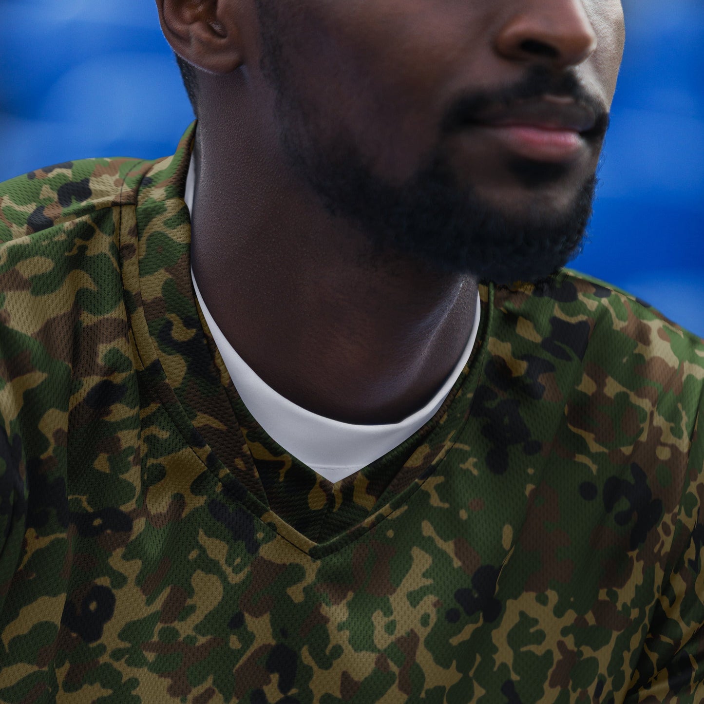 Japanese Flecktarn Jietai Woodland CAMO unisex sports jersey - Sports Jerseys