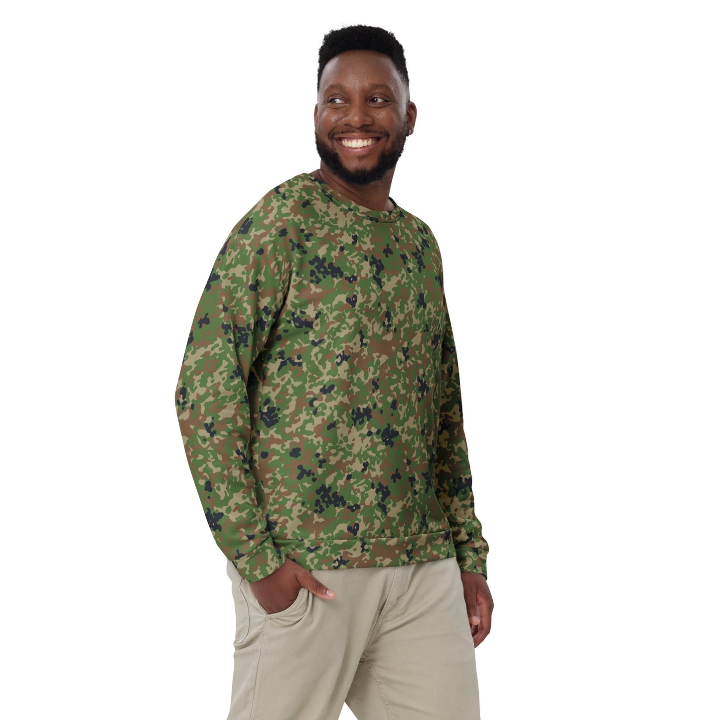 Japanese Flecktarn Jietai Woodland CAMO Unisex Sweatshirt - Sweatshirts